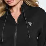 GUESS CECILIA SCUBA ZIP SWEATSHIRT