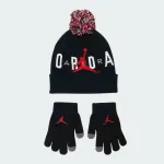NIKE JORDAN HBR POM BEANIE SET