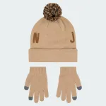 NIKE JORDAN HBR POM BEANIE SET