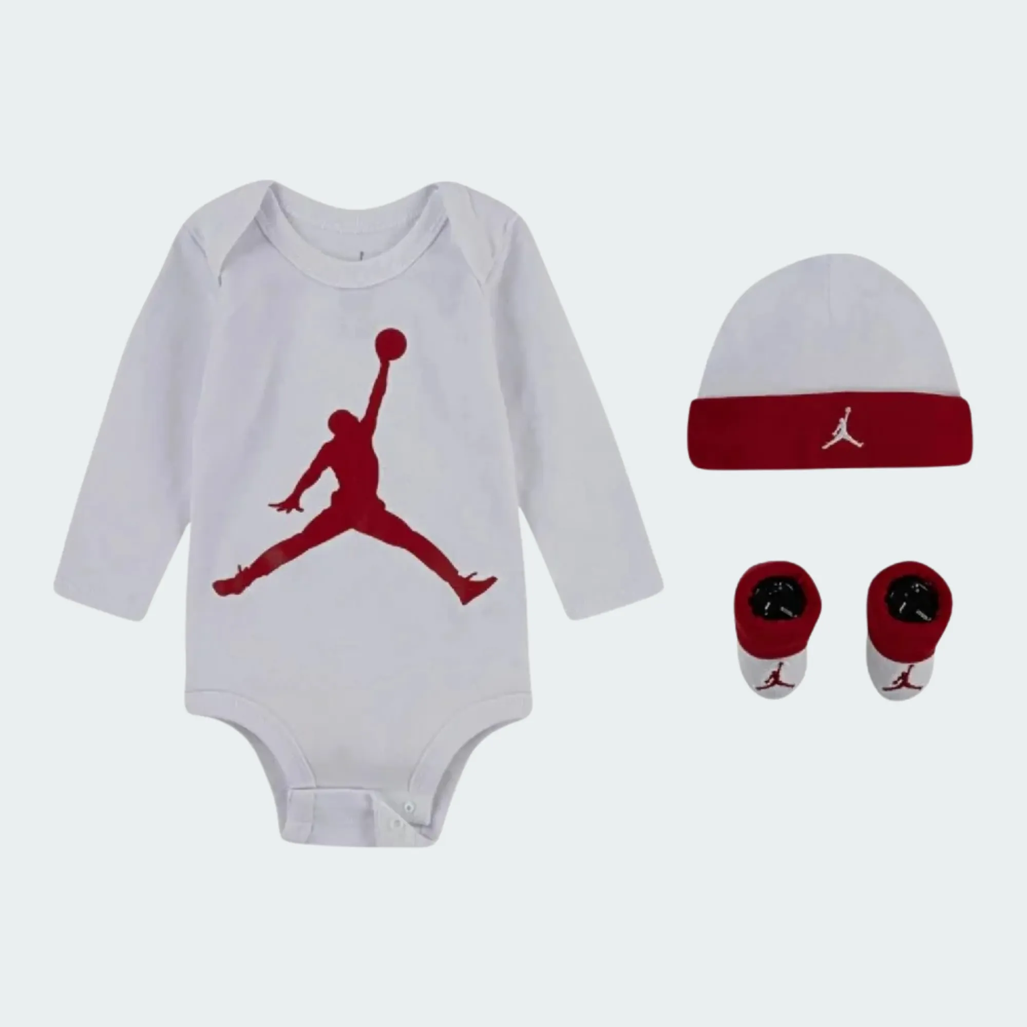 NIKE JORDAN HAT-BODY-SOCKS INFANTS SET