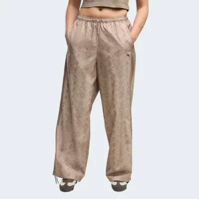 PUMA T7 RELAXED AOP SNAKE WOVEN PANTS OP