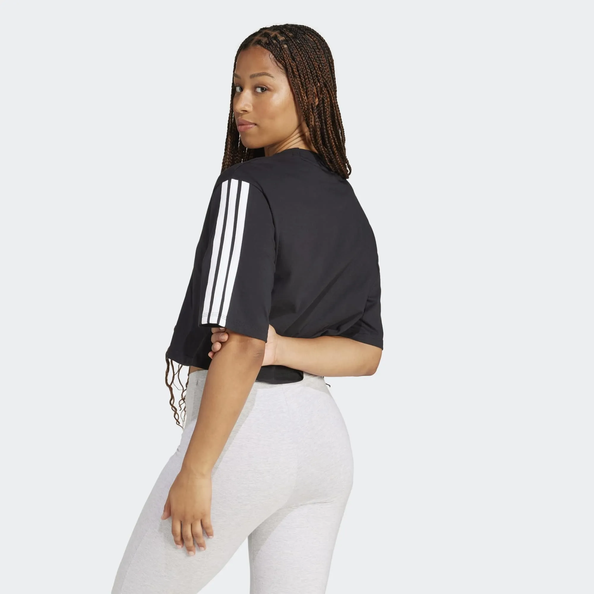 ADIDAS WOMENS 3 STRIPES TEE
