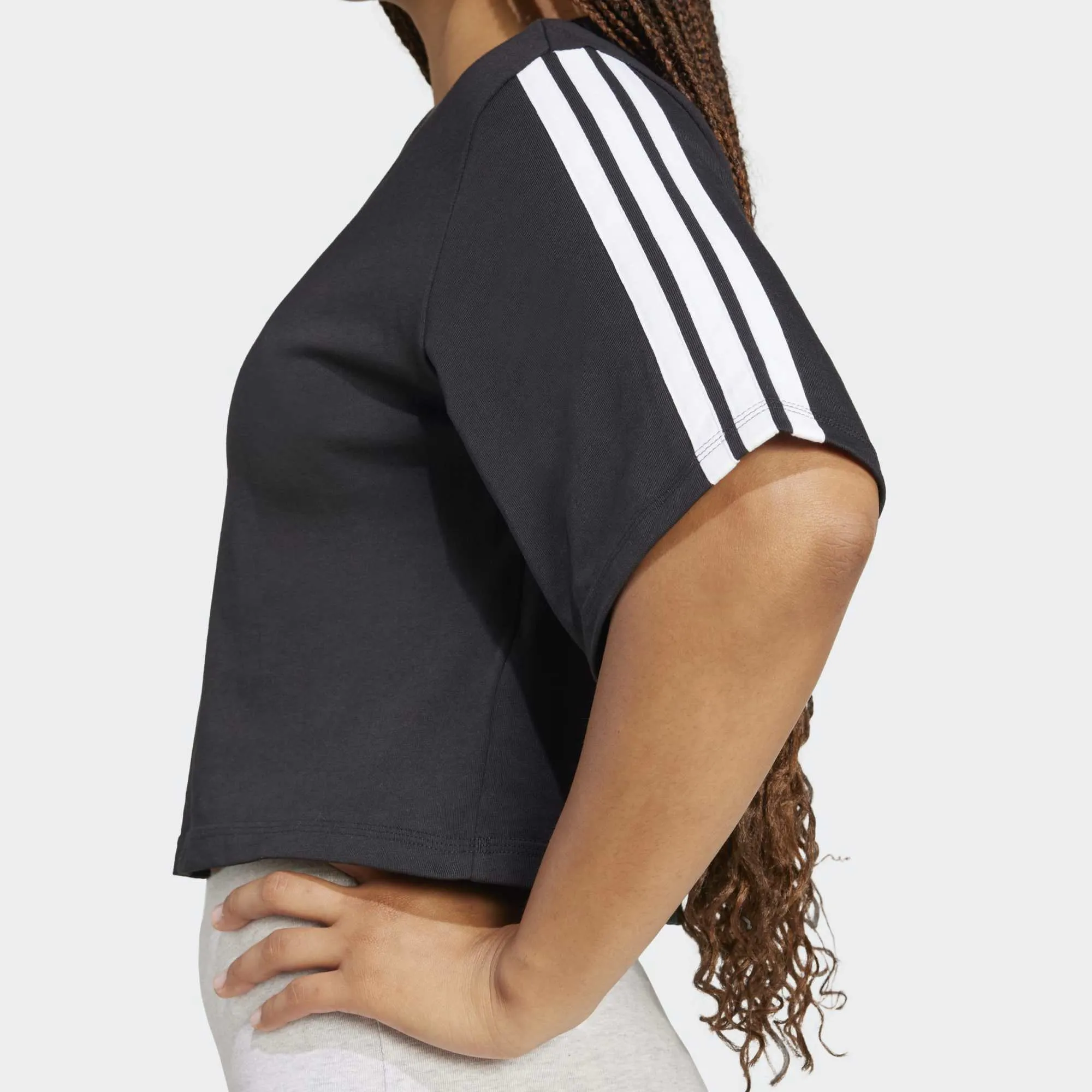 ADIDAS WOMENS 3 STRIPES TEE