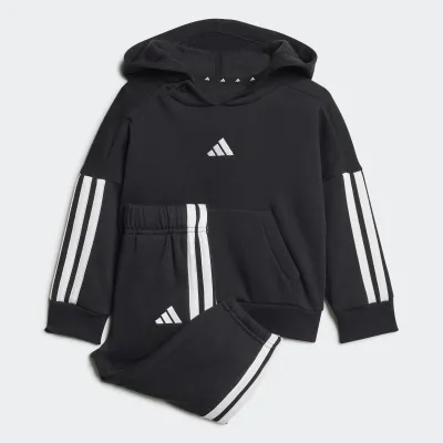 ADIDAS INFANTS 3 STRIPES FLEECE HOODIE SET
