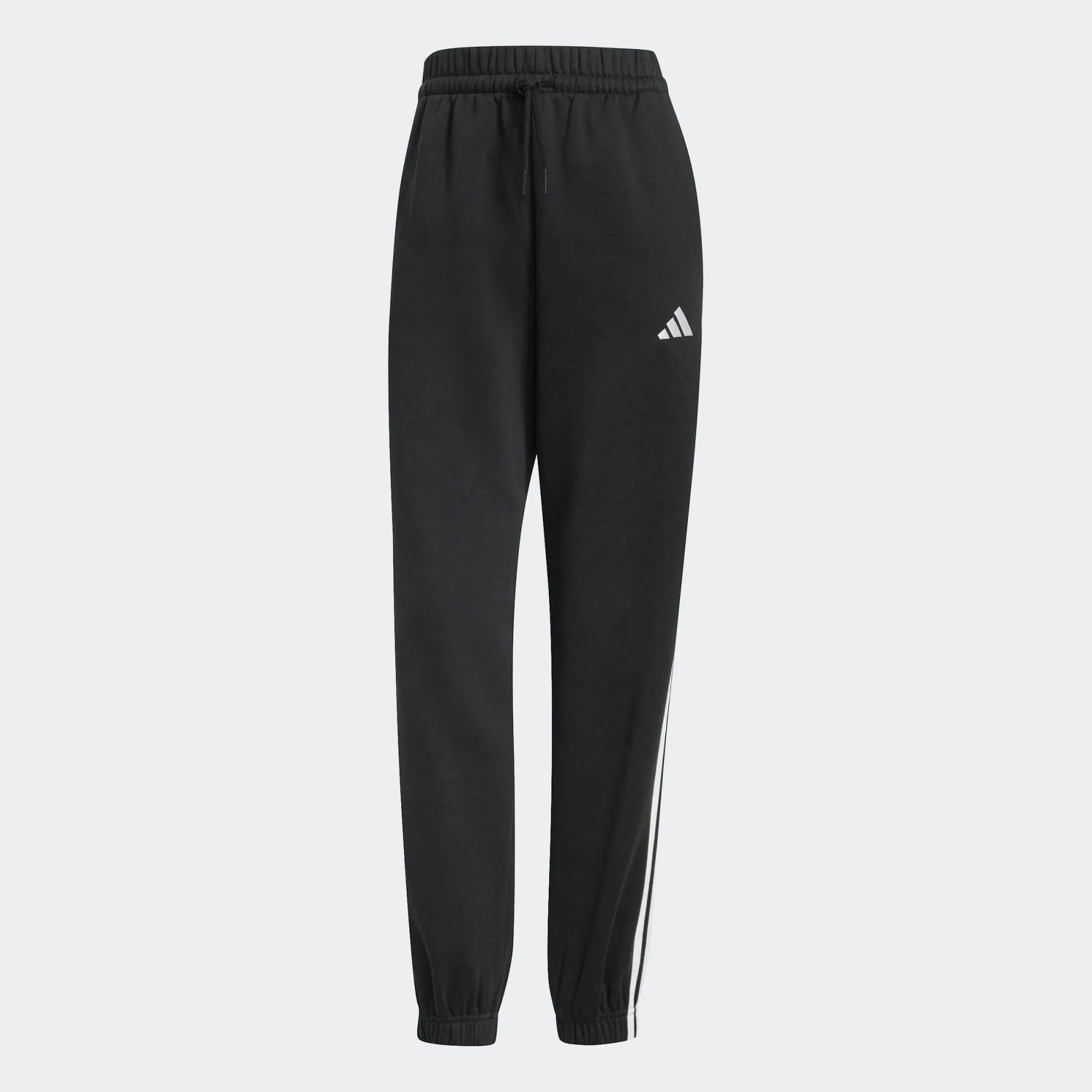 ADIDAS WOMENS 3 STRIPES FLEECE CUF PANT