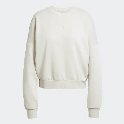 ADIDAS WOMENS SMALL LOGO FLEECE SWEAT