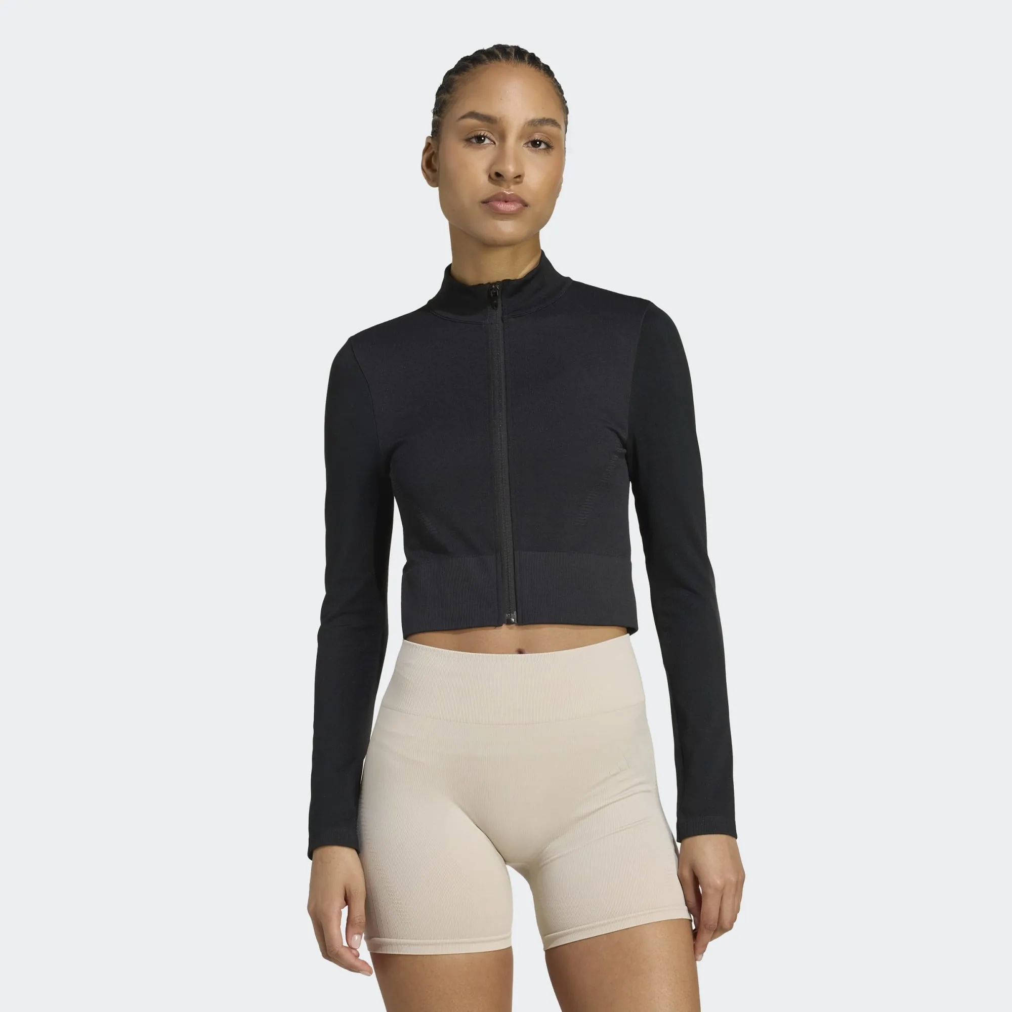 ADIDAS WORKOUT ESSENTIALS KNIT JACKET