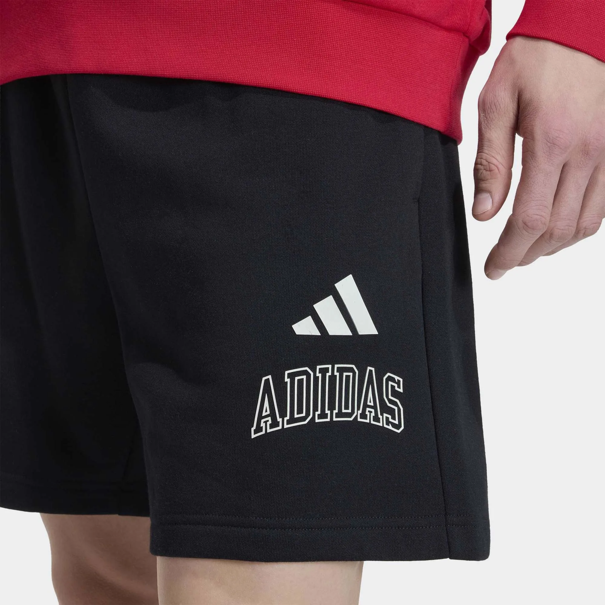 ADIDAS MENS COLLEGIATE FLEECE SHORT