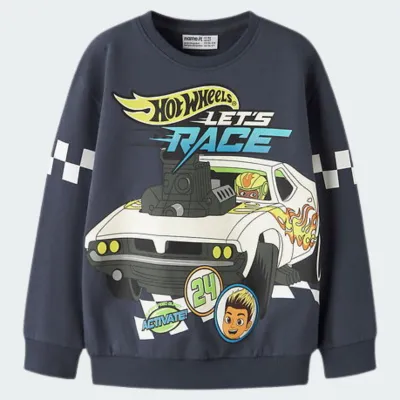 NAME IT LITTLE BOYS SLOAN HOTWHEELS SWEAT
