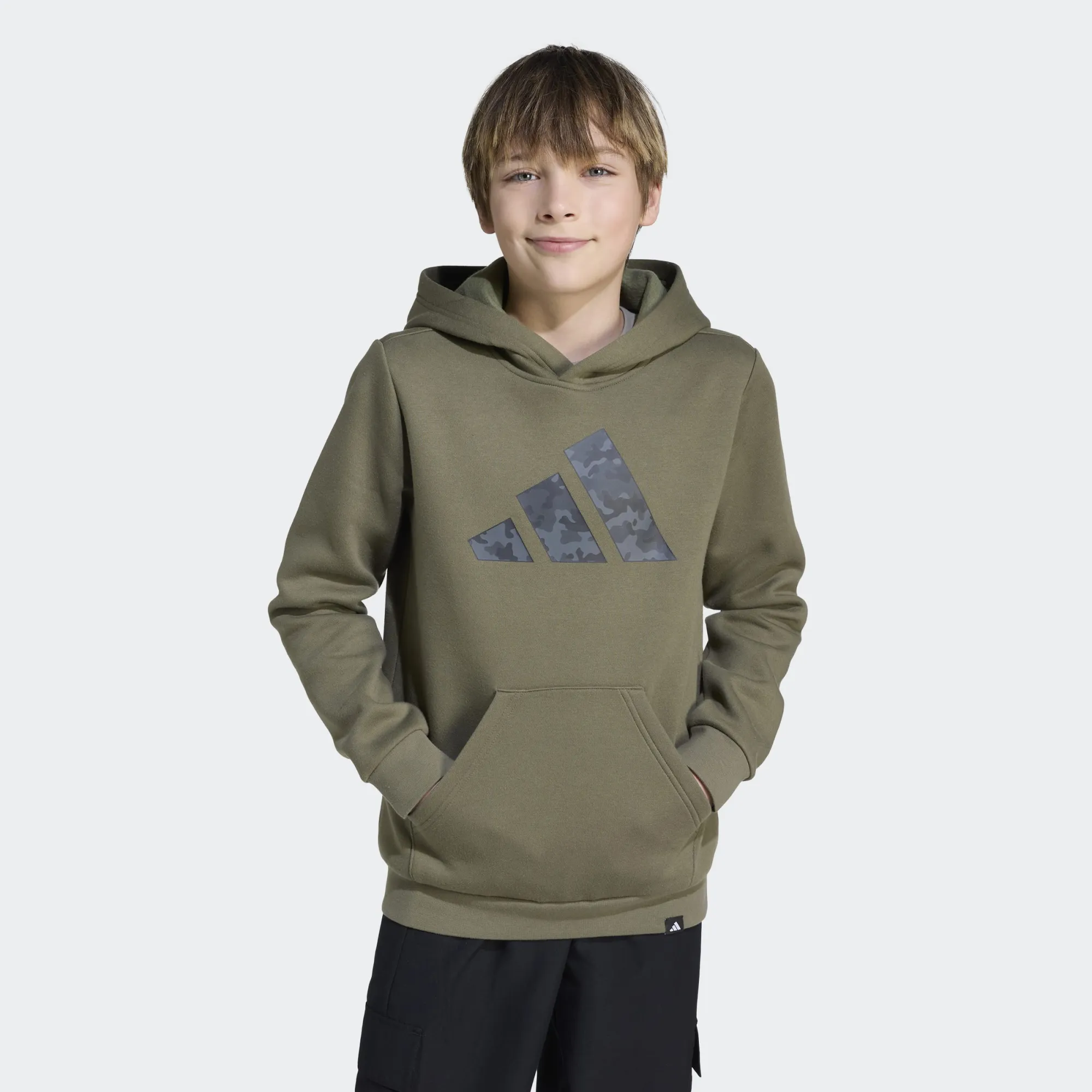 ADIDAS BOYS CAMO HOODIE
