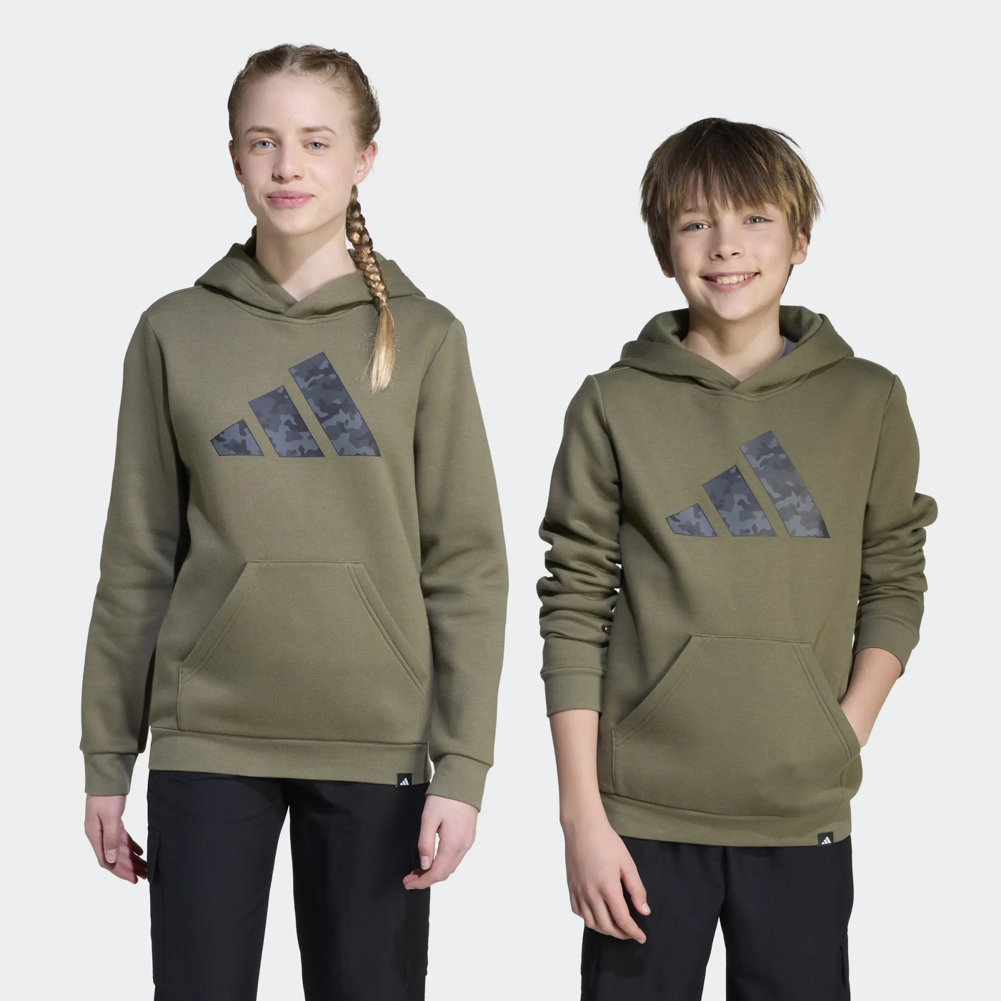 ADIDAS BOYS CAMO HOODIE