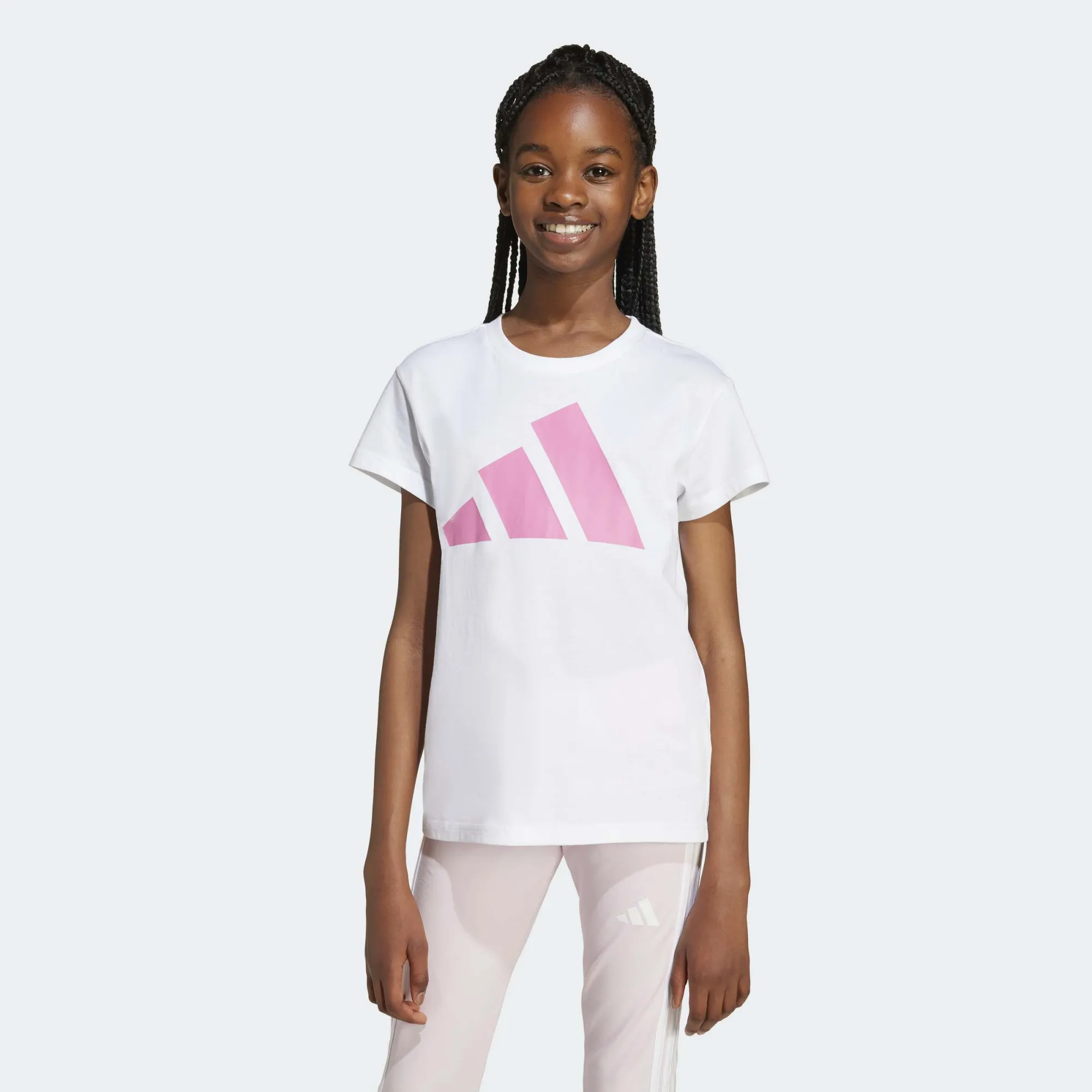 ADIDAS GIRLS BIG LOGO TSHIRT