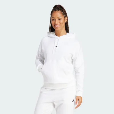 ADIDAS WOMENS SMALL LOGO FRENCH TERRY HOODIE