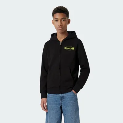 CHAMPION GRAPHIC SHOP HOODED FULL ZIP SWEATSHIRT