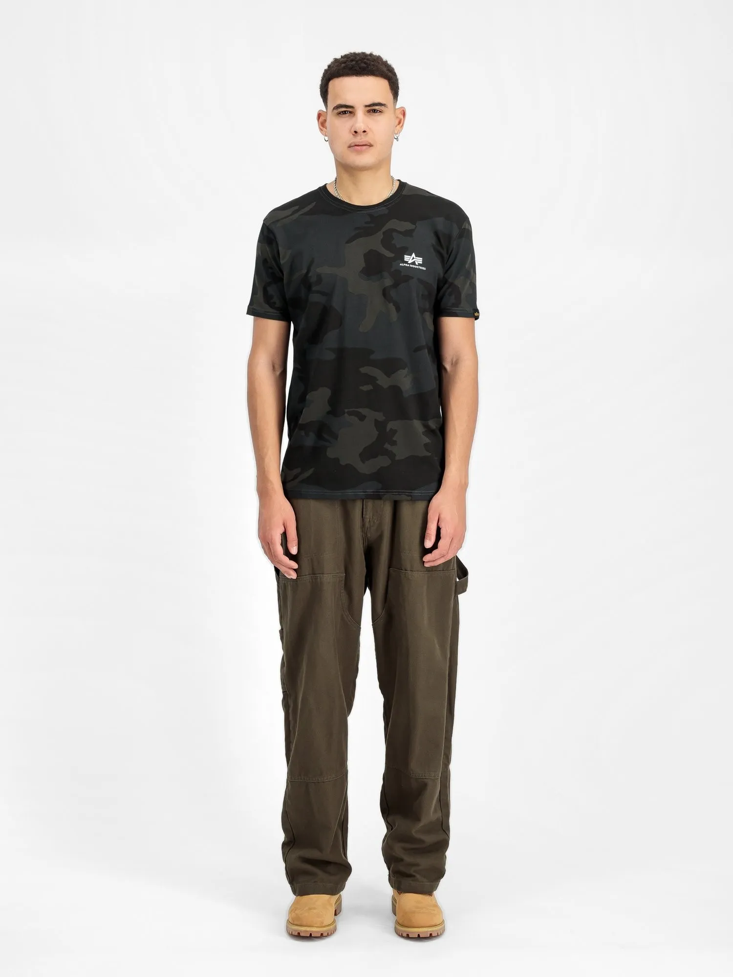 ALPHA INDUSTRIES BACKPRINT T-SHIRT CAMO
