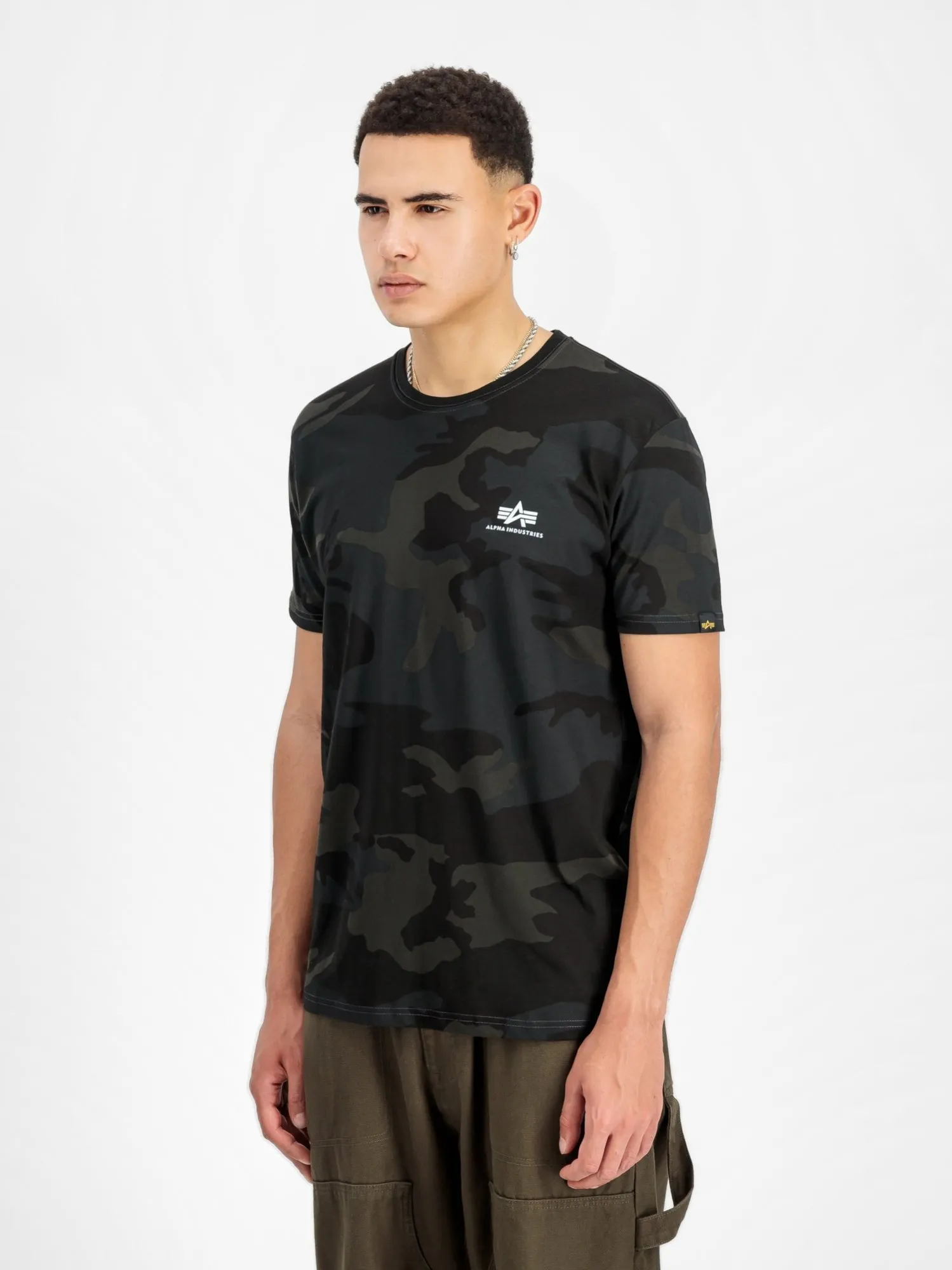 ALPHA INDUSTRIES BACKPRINT T-SHIRT CAMO