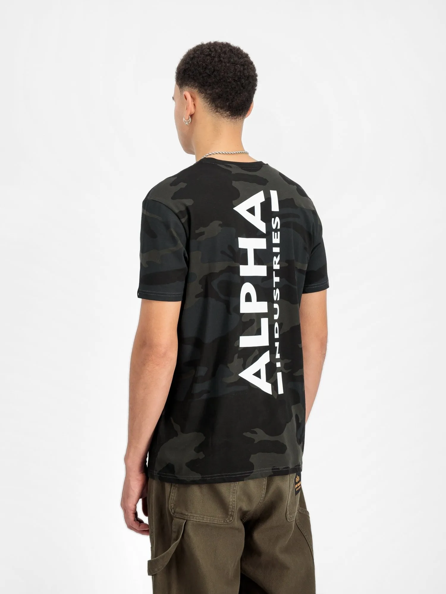 ALPHA INDUSTRIES BACKPRINT T-SHIRT CAMO