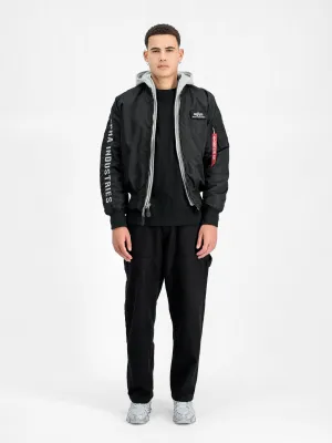 ALPHA INDUSTRIES MA-1 D-TEC SLEEVE EMBROIDERY JACKET