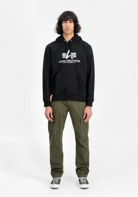 ALPHA INDUSTRIES BASIC HOODIE BIG LOGO