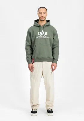 ALPHA INDUSTRIES BASIC HOODIE BIG LOGO