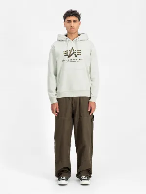 ALPHA INDUSTRIES BASIC HOODIE BIG LOGO EFFECT PRINT
