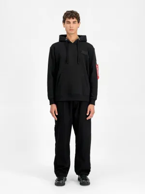 ALPHA INDUSTRIES RED STRIPE HOODIE