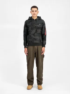 ALPHA INDUSTRIES BACKPRINT HOODIE CAMO