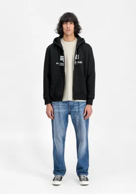 ALPHA INDUSTRIES BASIC ZIP HOODIE BIG LOGO