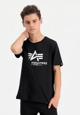 ALPHA INDUSTRIES BASIC T-SHIRT BIG LOGO KIDS