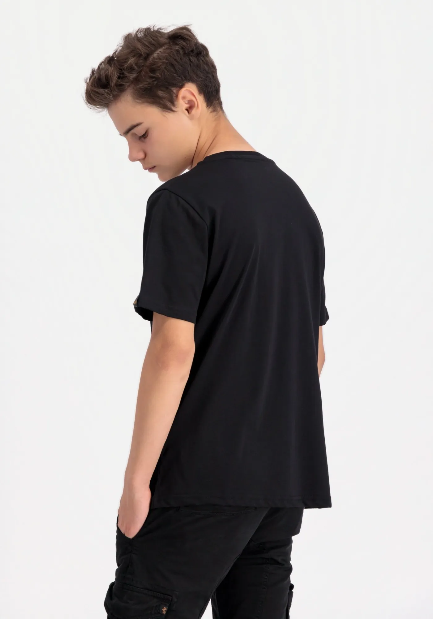 ALPHA INDUSTRIES BASIC T-SHIRT BIG LOGO KIDS