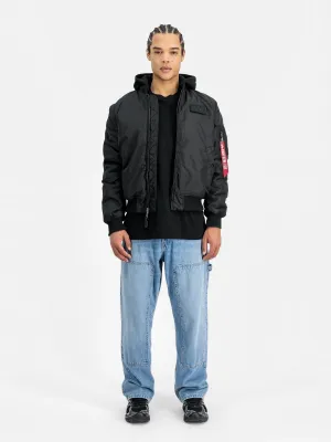 ALPHA INDUSTRIES MA-1 TT TWO TONE HOODIE JACKET