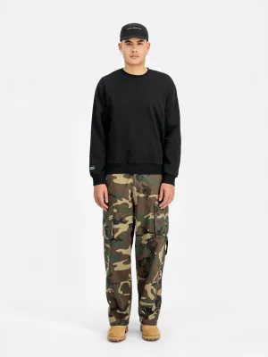 ALPHA INDUSTRIES LABEL SWEATSHIRT BACKPRINT