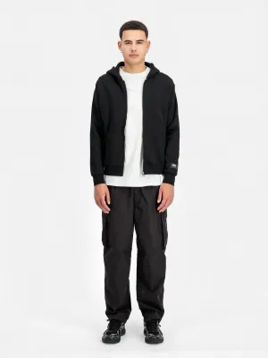 ALPHA INDUSTRIES LABEL HOODIE ZIP BACKPRINT