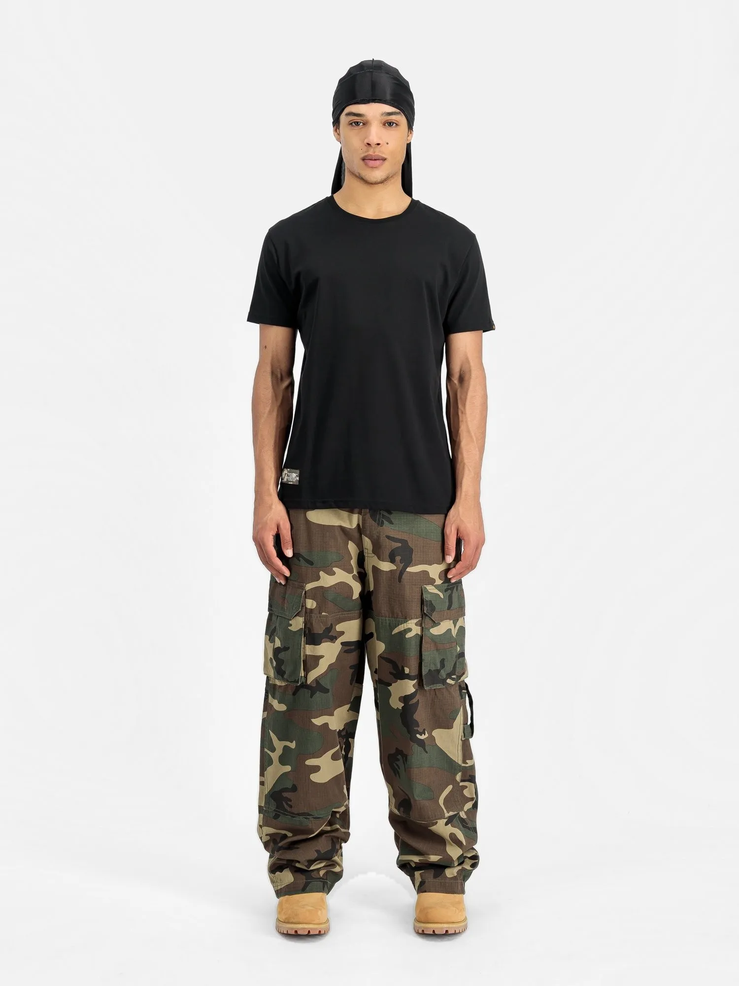 ALPHA INDUSTRIES CAMO LABEL BACKPRINT T-SHIRT