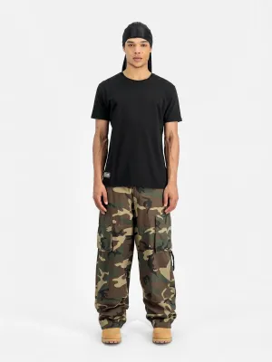 ALPHA INDUSTRIES CAMO LABEL BACKPRINT T-SHIRT