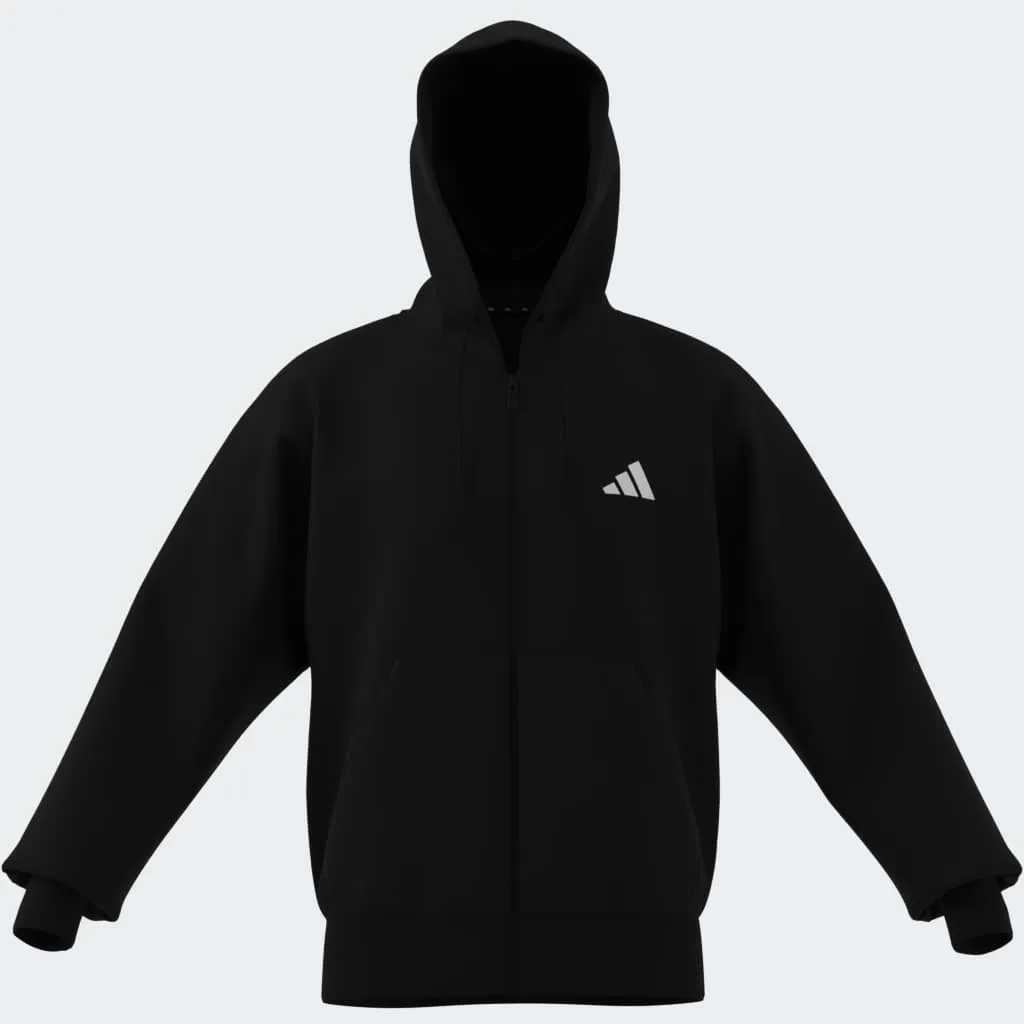 ADIDAS MENS FEELCOZY ZIP HOODIE