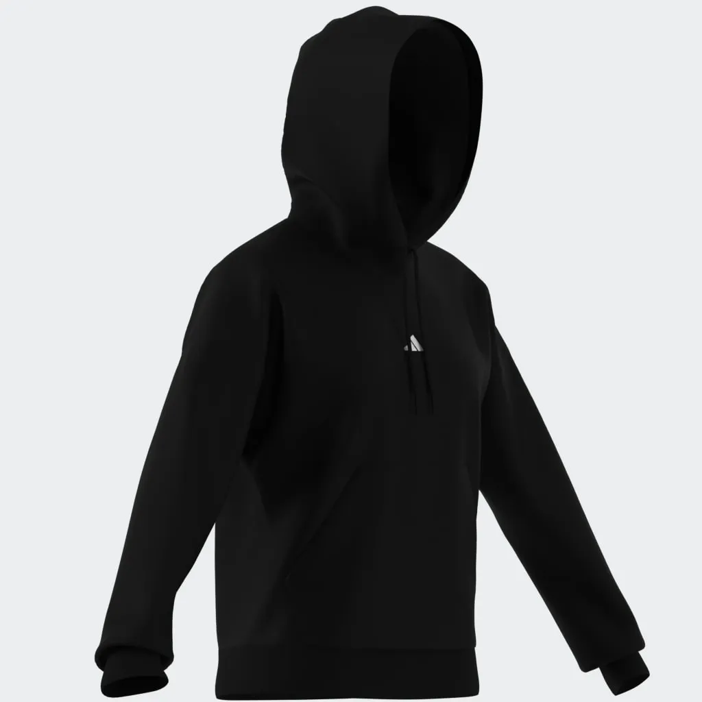 ADIDAS WOMENS SMALL LOGO FRENCH TERRY HOODIE