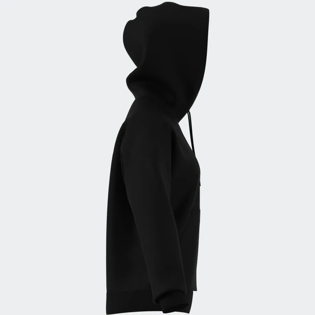ADIDAS WOMENS SMALL LOGO FRENCH TERRY HOODIE