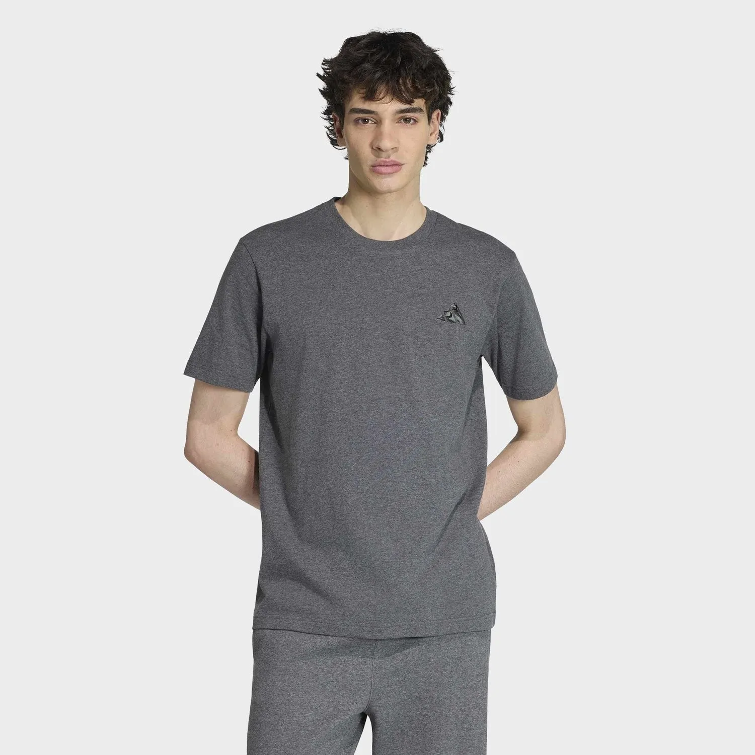 ADIDAS MENS CAMO EMBROYDERY LOGO TEE