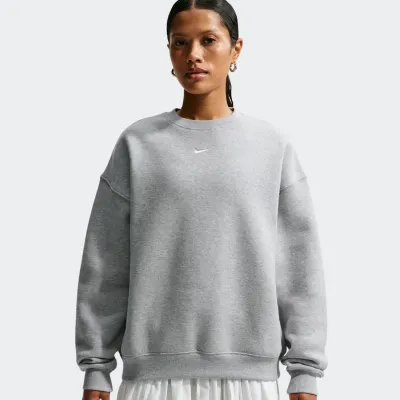NIKE STUDIO MIDWEIGHT FLEECE WOMENS OVERSIZED CREW