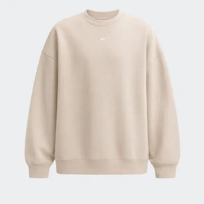 NIKE STUDIO MIDWEIGHT FLEECE WOMENS OVERSIZED CREW