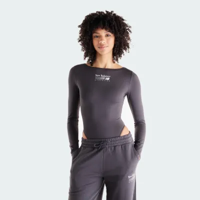 NEW BALANCE TRACKSIDE LONG SLEEVE BODYSUIT